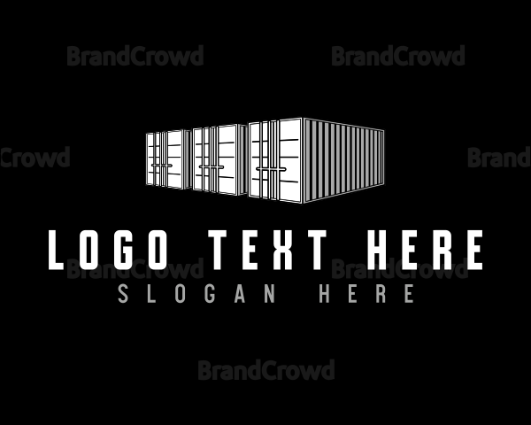 Cargo Container Freight Logo