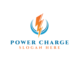 Power Thunder Strike logo design