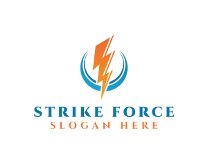 Strike - Power Thunder Strike logo design