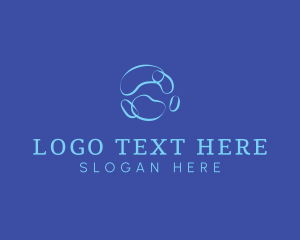 Cleaner - Modern Water Bubble logo design