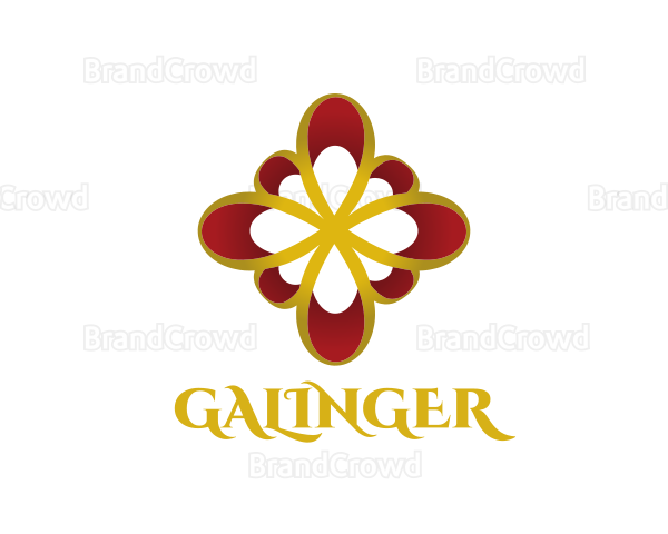 Gradient Flower Spa Logo