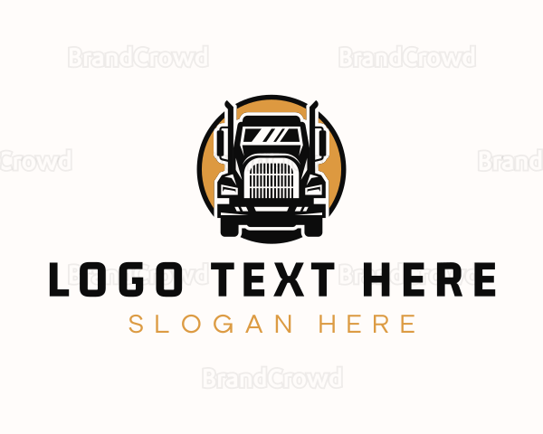 Truck Transport Logistic Logo