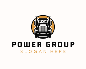Truck Transport Logistic Logo