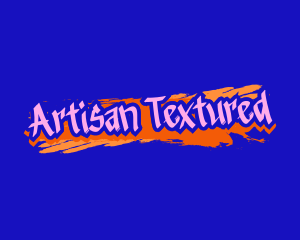 Textured - Graffiti Paint Business logo design