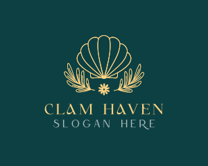 Clam - Sea Clam Shell logo design