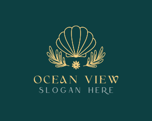 Sea Clam Shell logo design