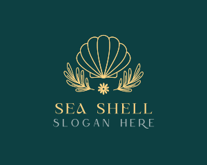 Shell - Sea Clam Shell logo design