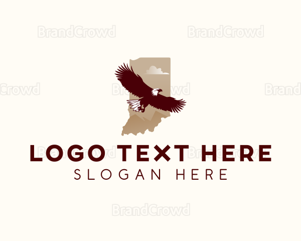 Indiana Bald Eagle Logo