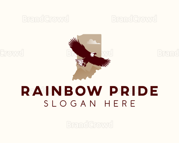 Indiana Bald Eagle Logo