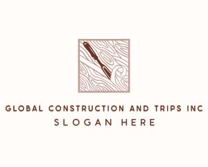 Repairman - Woodwork Chisel Carpentry logo design
