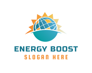 Power - Solar Power Panel logo design