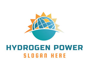 Solar Power Panel logo design