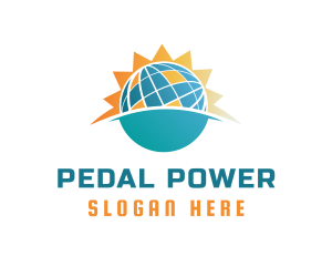 Solar Power Panel logo design