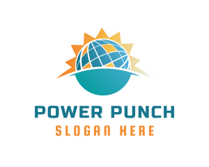 Solar Power Panel logo design