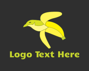 Healthy - Banana Bird Peel logo design