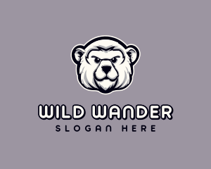 Wildlife Polar Bear logo design