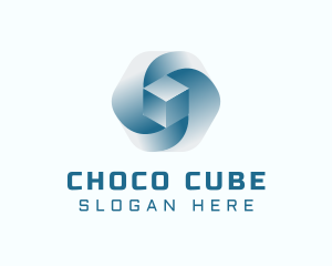 Digital Tech Cube  logo design