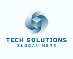 Tech - Digital Tech Cube logo design