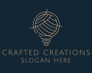 Crochet Light Idea logo design