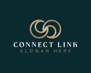 Loop Link Letter C logo design