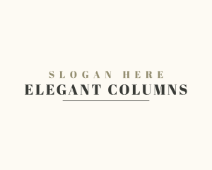 Premium Elegant Deluxe logo design