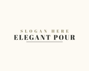 Premium Elegant Deluxe logo design