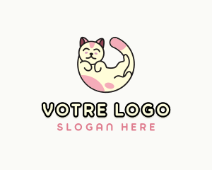 Sleeping Cat Veterinary Logo