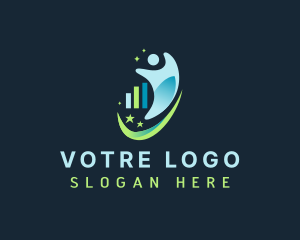Cooperative - Group Organization Leader logo design