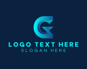 Lettermark - Tech Web Developer Letter G logo design