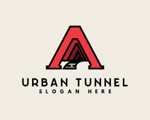 Tunnel - Road Tunnel Contractor logo design