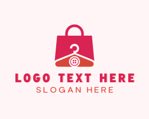 Alteration - Shopping Bag Hanger Button logo design