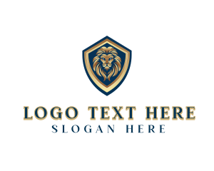 Animal - Elegant Lion Crest logo design