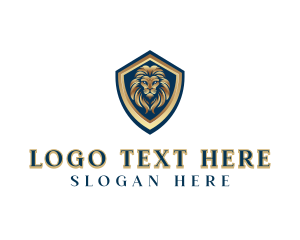 Elegant Lion Crest Logo