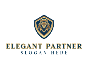 Elegant Lion Crest logo design