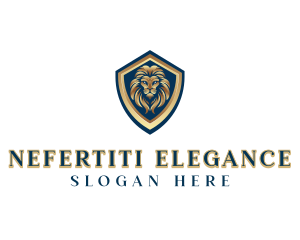 Elegant Lion Crest logo design