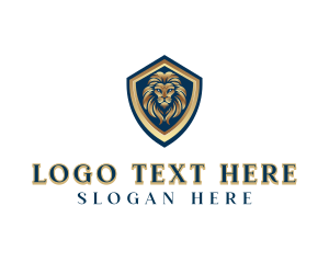 Vip - Elegant Lion Crest logo design
