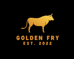 Golden Ox Bullfighting logo design