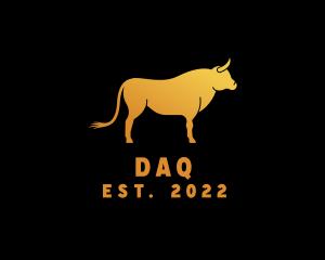 Beef - Golden Ox Bullfighting logo design