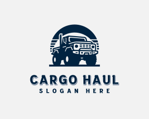 Truck Vehicle Transportation logo design