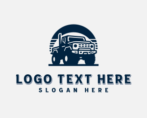 Transport - Off Road Vehicle Transportation logo design