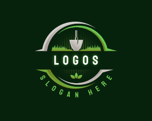 Field - Gardening Landscape Shovel logo design