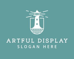 Classic Seaside Lighthouse logo design