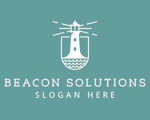 Beacon - Classic Seaside Lighthouse logo design