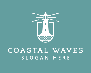 Coast - Classic Seaside Lighthouse logo design