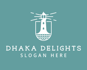 Classic Seaside Lighthouse logo design