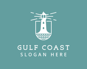 Classic Seaside Lighthouse logo design