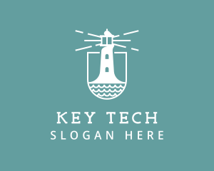 Classic Seaside Lighthouse logo design