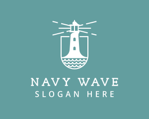 Navy - Classic Seaside Lighthouse logo design