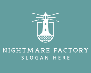 Classic Seaside Lighthouse logo design