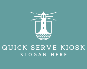 Classic Seaside Lighthouse logo design